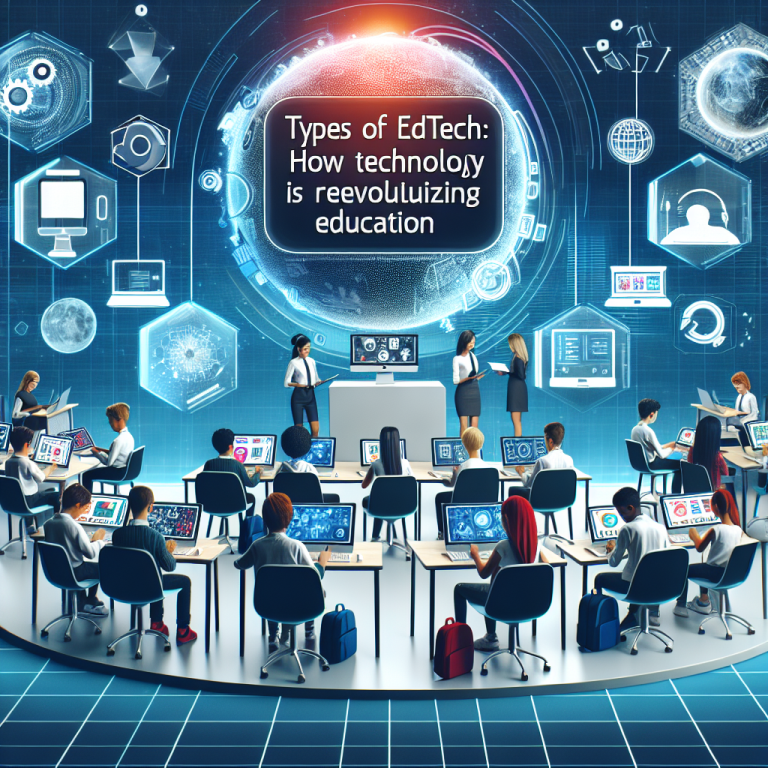 Tipos de edtech: cómo la tecnología está revolucionando la educación