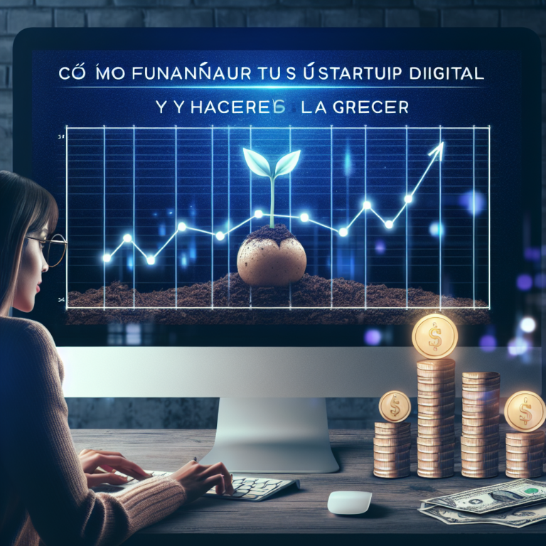 Cómo financiar tu startup digital y hacerla crecer