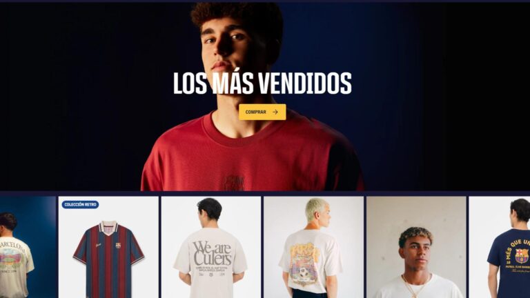 el e-commerce del Barça compite con Amazon