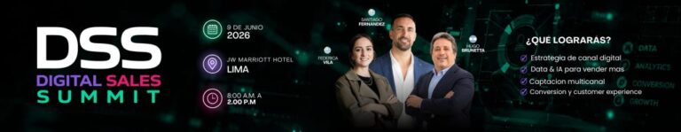 Cumbre de Ventas Digitales 2026: Líderes Internacionales en IA, Ventas Digitales y Experiencia del Cliente se Reunirán en Lima